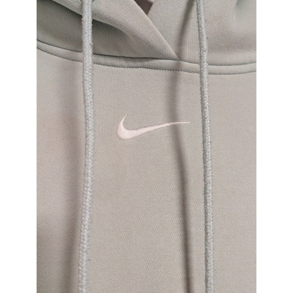 Nike Sportswear Essential Hoodie Mint Green Embroidered Swoosh Pullover Small - Picture 5 of 11